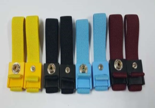 สายรัดข้อมือกันไฟฟ้าสถิตแบบไร้สาย สายกราวด์ข้อมือกันไฟฟ้าสถิต Anti allergic wrist bands range bsc